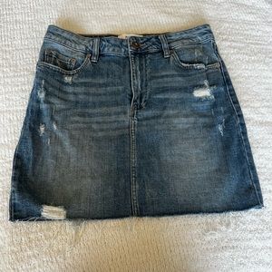 Denim pistola mini skirt